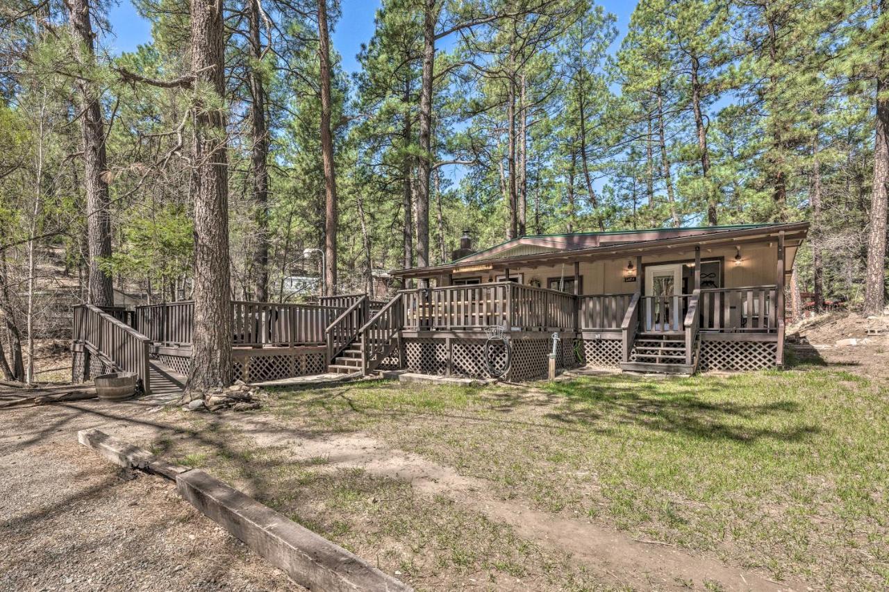Tranquil Cabin With Stream And Deck Near Dtwn Ruidoso! 외부 사진