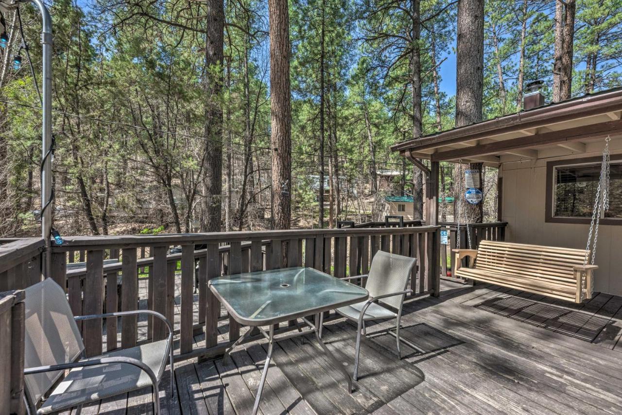 Tranquil Cabin With Stream And Deck Near Dtwn Ruidoso! 외부 사진