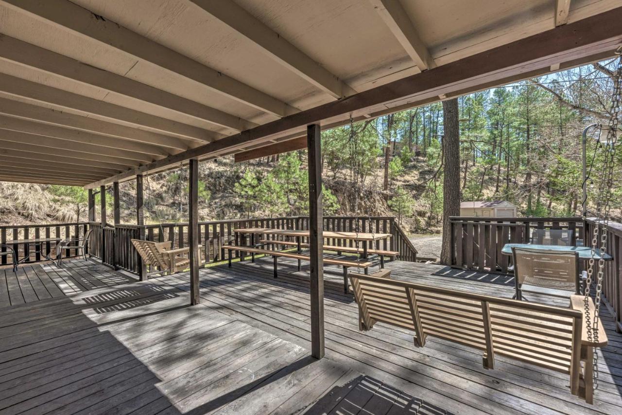 Tranquil Cabin With Stream And Deck Near Dtwn Ruidoso! 외부 사진